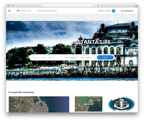 DirectoryEngine WordPress theme - constanta.life