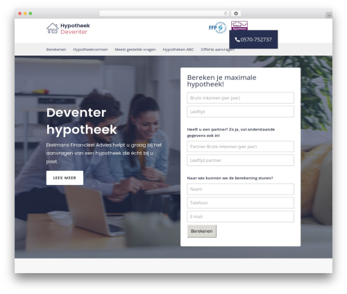 Divi top WordPress theme - deventerhypotheek.com
