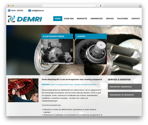 Fuze framework WP theme - demri.nl