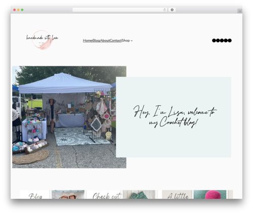 Ona theme WordPress - handmadewith-lisa.com