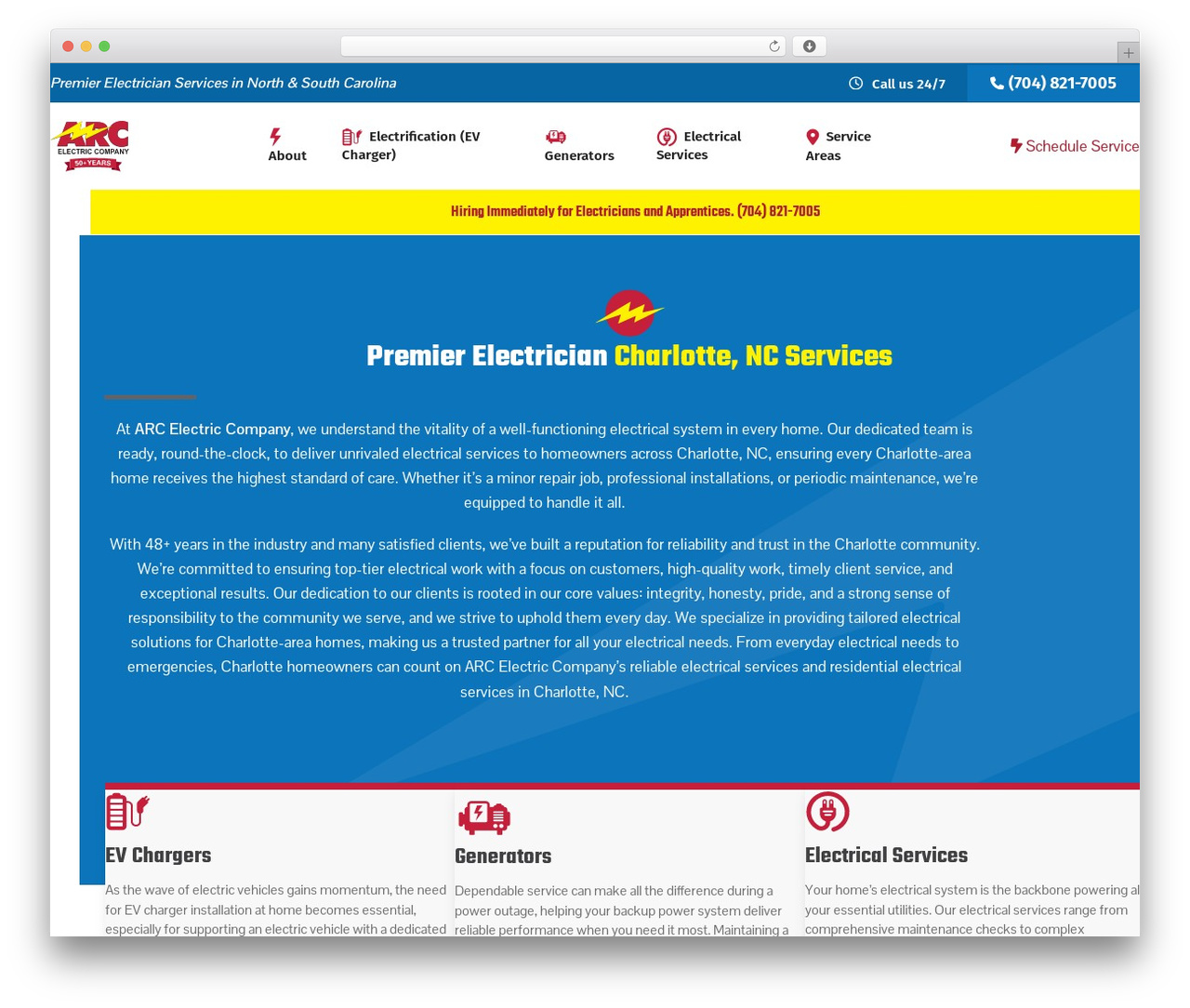 Theme WordPress Total Child - arcelectriccompany.com