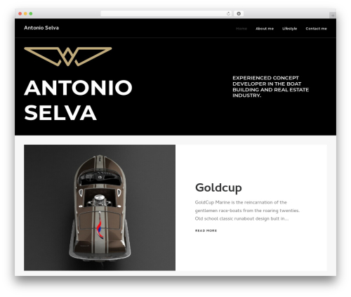 Uncode WordPress theme - antonioselva.com