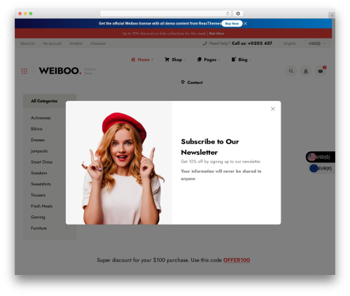 Weiboo theme WordPress - reactheme.com/products/wordpress/weiboo