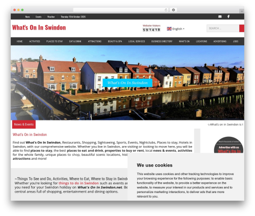 Business directory categories WordPress plugin - whatsoninswindon.net