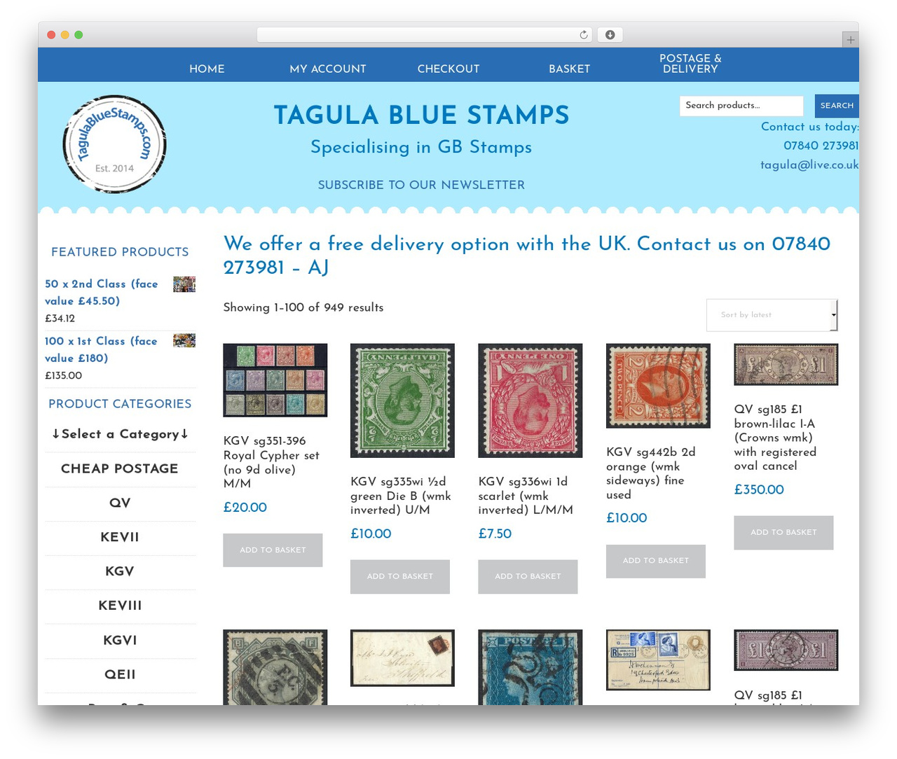 WordPress theme Genesis - tagulabluestamps.com WordPress theme Genesis - tagulabluestamps.com