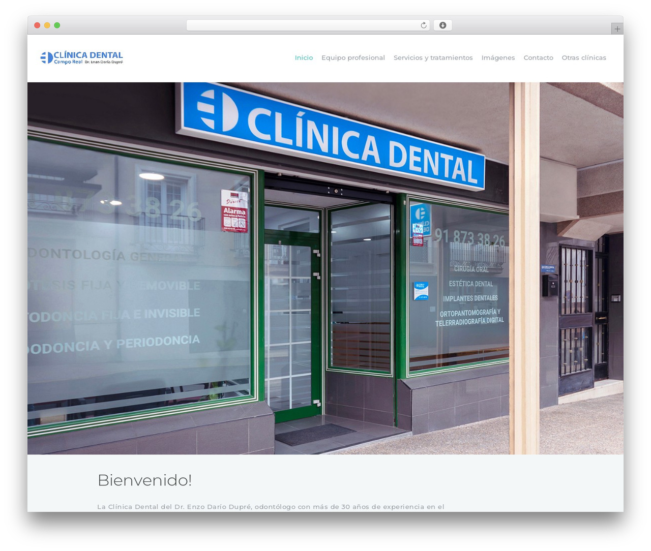 WordPress theme ProDent - clinicadental-camporeal.com