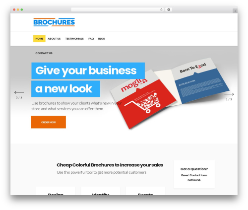 WordPress theme ServiceMaster - brochures.name
