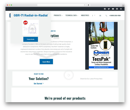 yokoo WordPress theme - www.minerelastomer.com