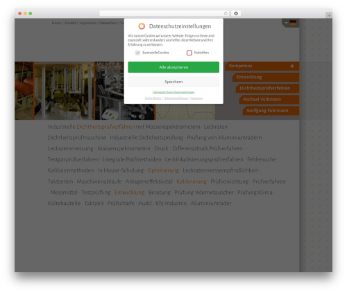 Blank Theme WordPress theme - leckratenmessverfahren.de