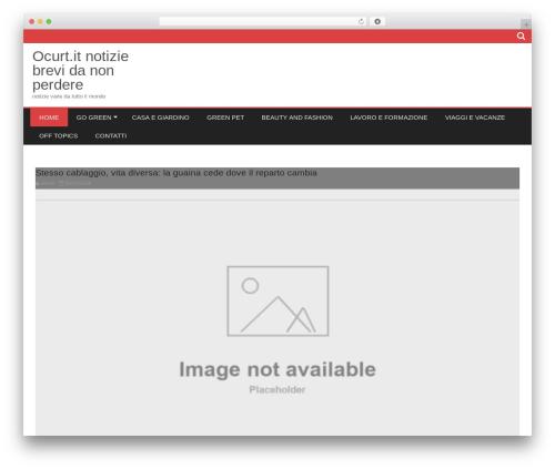 BMAG WordPress theme - ocurt.it BMAG WordPress theme - ocurt.it