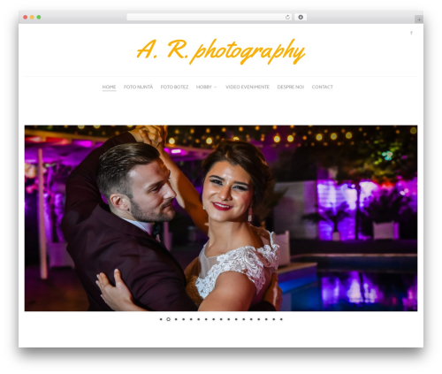 Camera7 WordPress theme design - fotovideoevenimente.ro