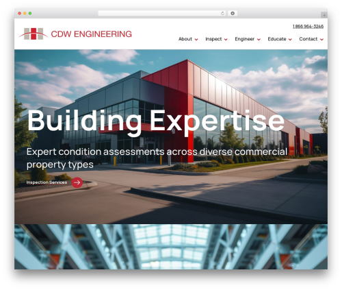 CDW WordPress theme design - cdwengineering.com