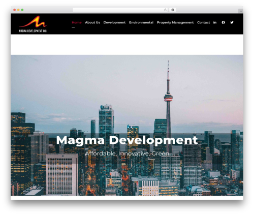 Cryptro WordPress theme - magmadevelopment.com