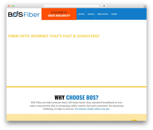 Darwin WordPress theme - bosfiber.com