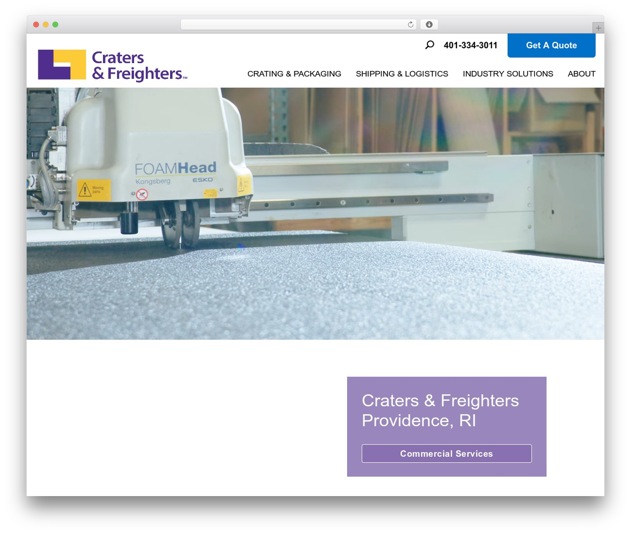 Divi WordPress theme - cratersandfreightersrhodeisland.com