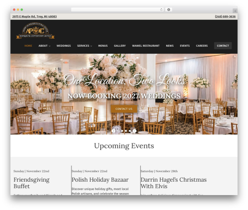 Genesis WordPress theme - americanpolishcenter.com