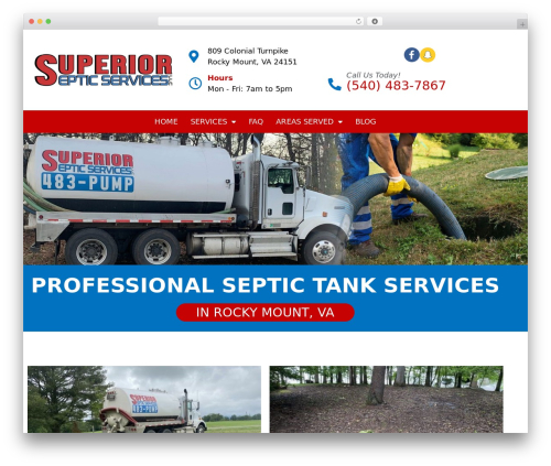 Hello Elementor WP theme - superiorsepticva.com