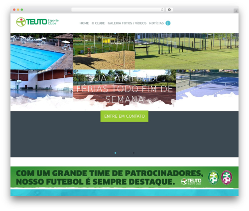 Playa top WordPress theme - teutoesporte.com.br