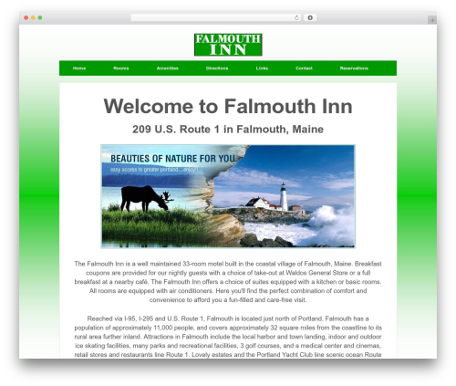 Responsive Pro WordPress theme - falmouthinn.net