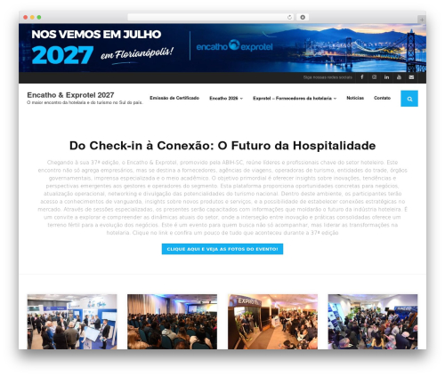 Shuttle WordPress theme - encatho.com.br