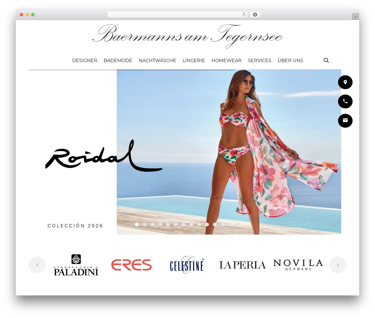Sober WordPress theme - baermanns.com