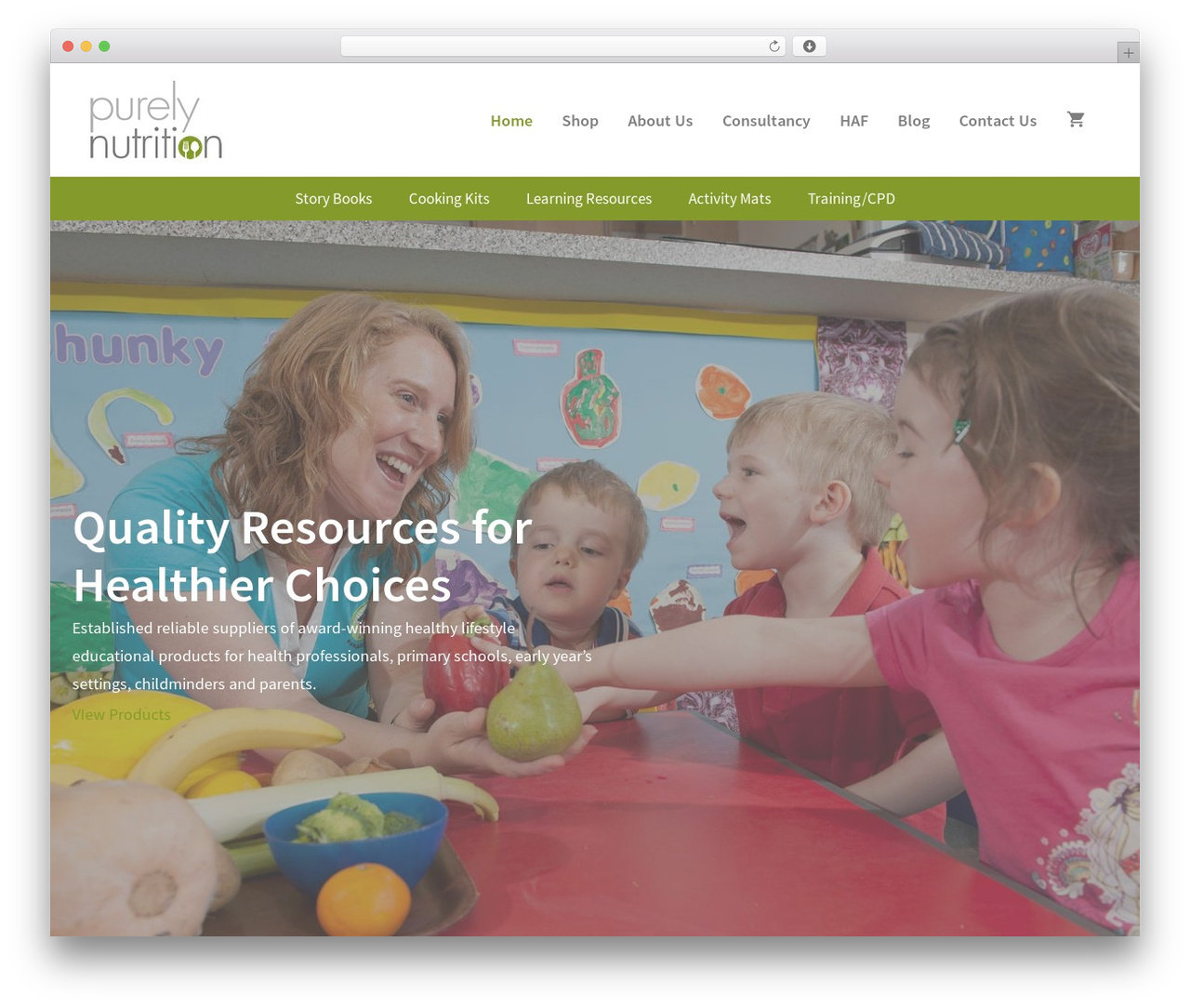 Theme WordPress GeneratePress - purelynutrition.com