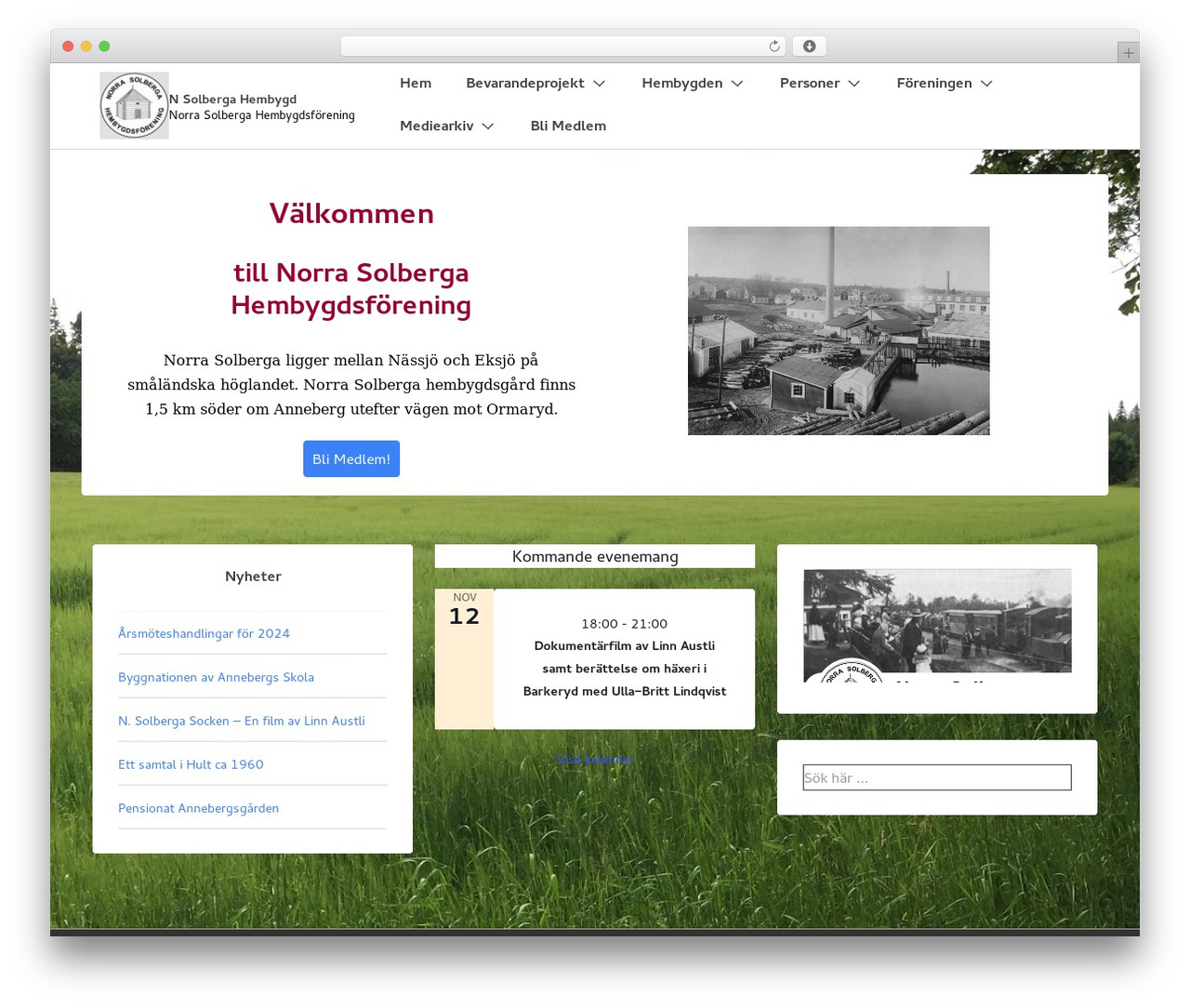 WordPress theme Responsive - solbergahembygd.se