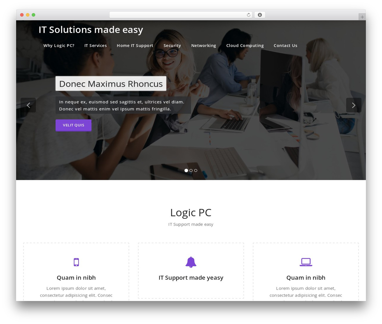 WordPress theme Appointee - logicpcservice.com