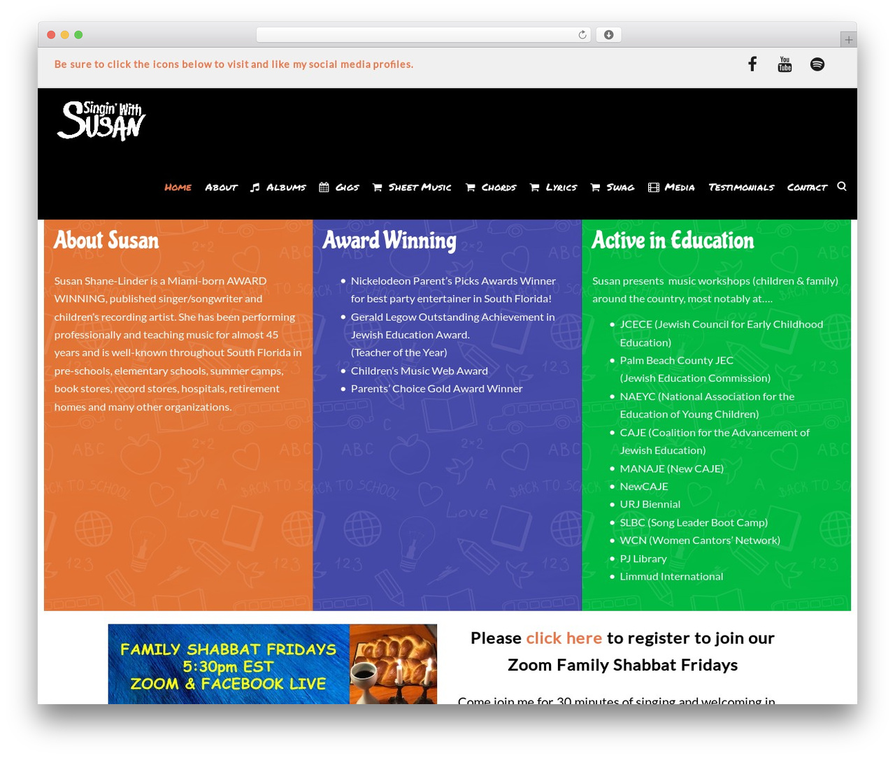 WordPress theme Lambda - singinwithsusan.com WordPress theme Lambda - singinwithsusan.com