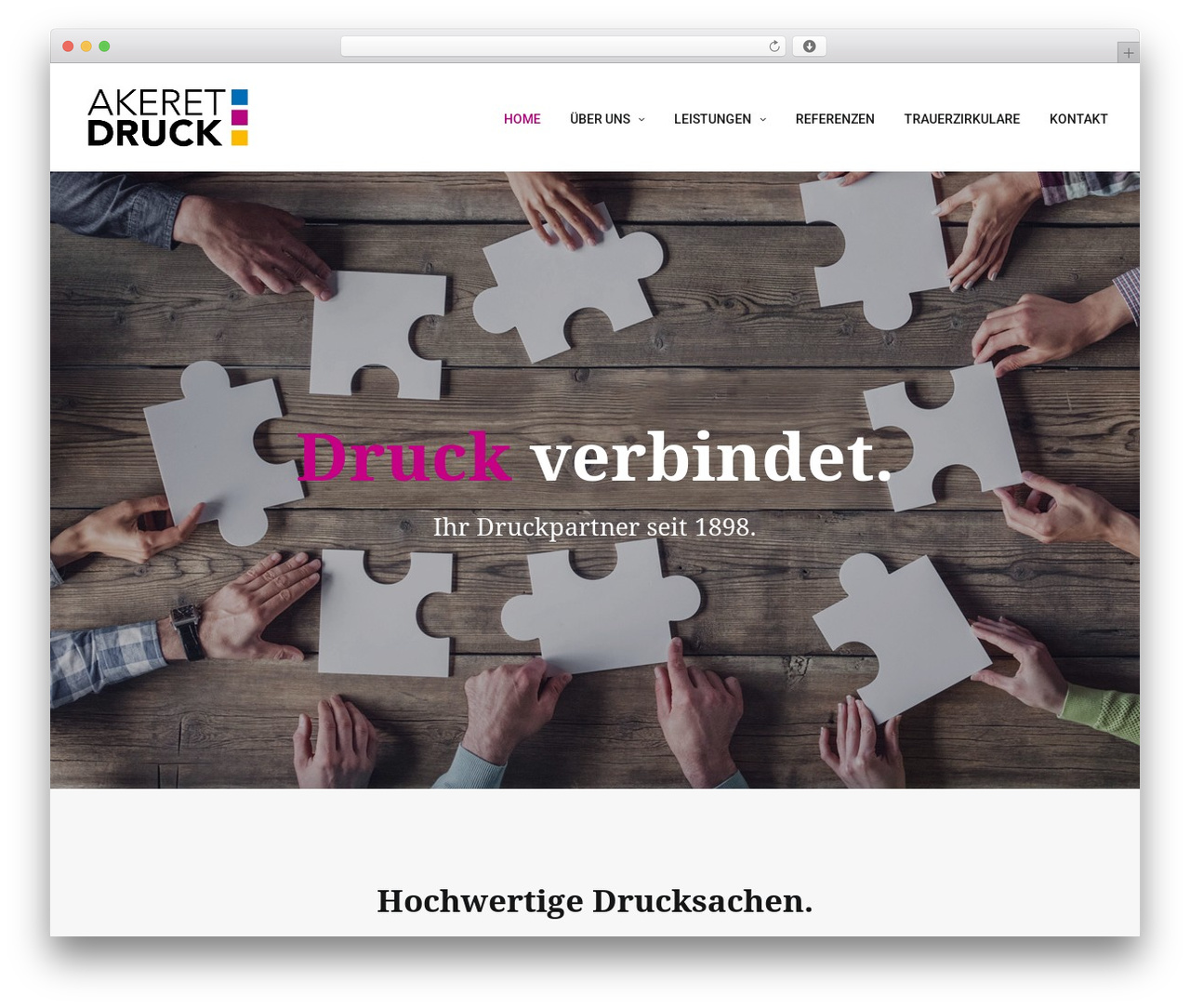 WordPress theme Uncode - akeret-ag.ch