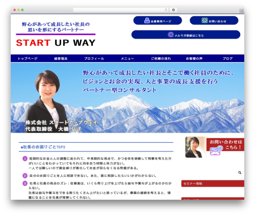賢威8.0 theme WordPress - start-up-way.com