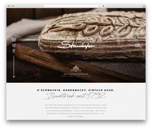 Canvas WordPress theme - stumhofer.de