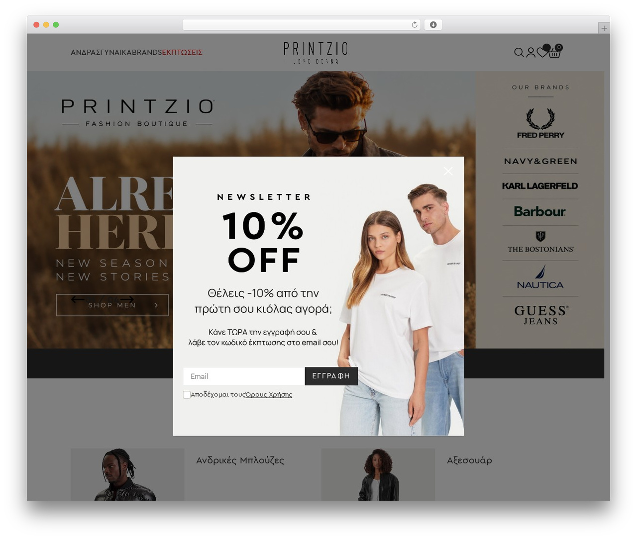 Custom Theme WordPress theme - printzio.gr