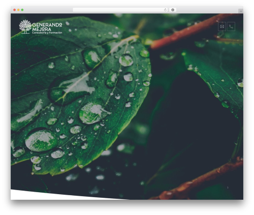 Ginger WordPress theme design - generandomejora.com