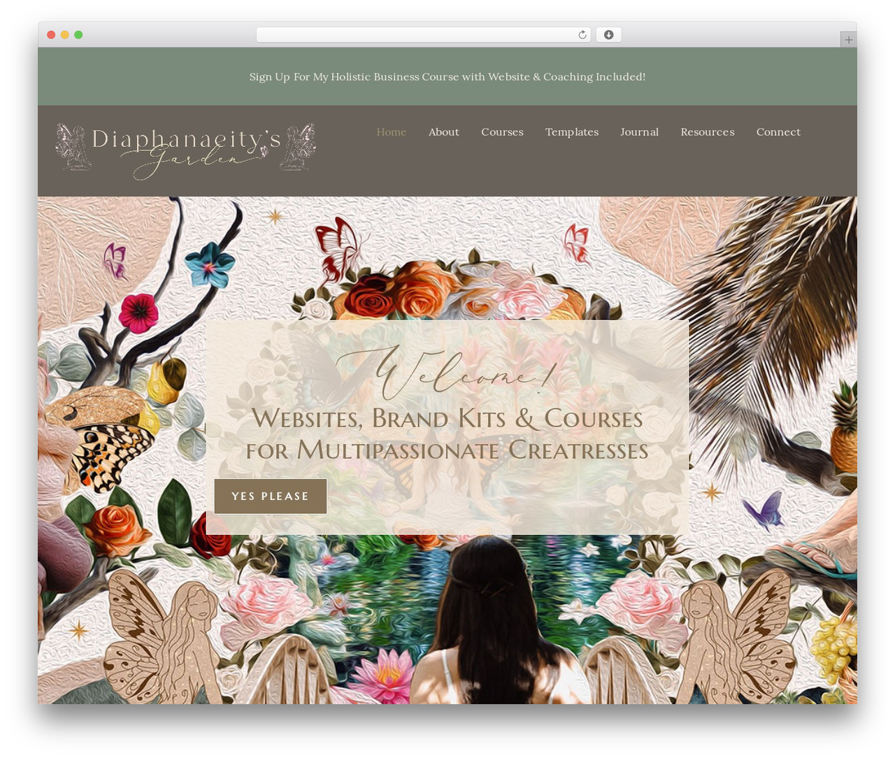 Hello Elementor theme WordPress - diaphanaeitysgarden.com