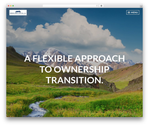 Intergalactic 2 WordPress theme - brushcreekcapital.com