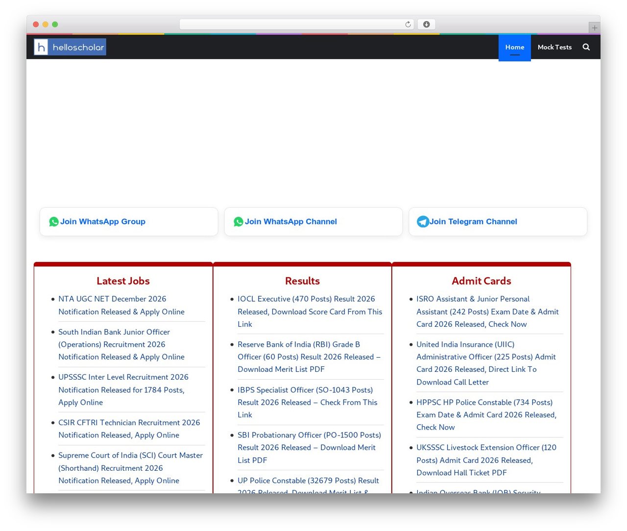 Jannah WordPress theme - helloscholar.in