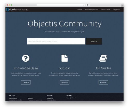 Theme WordPress KnowledgePress - objectis-software.com