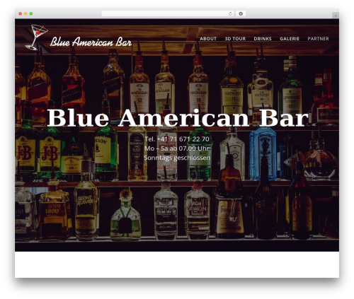 WordPress theme incoding. Theme - americanbar-blue.ch