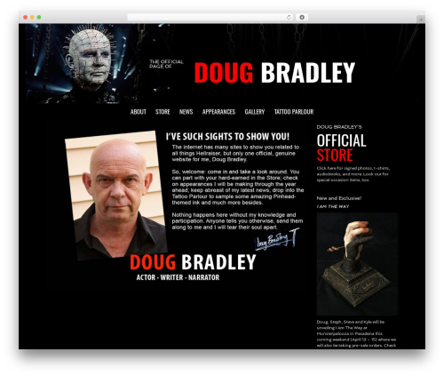 WordPress theme Name Here - dougbradley.com