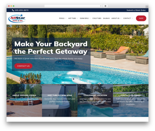 WP theme Reach Local - allstarpool.com