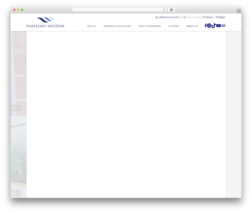 Array Blank theme WordPress - nanaimomuseum.ca