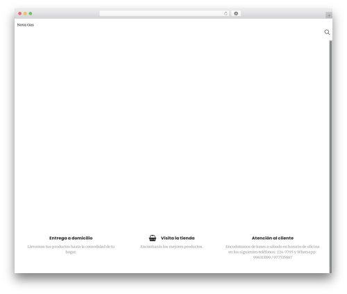 Camping WordPress theme - novagasperu.com