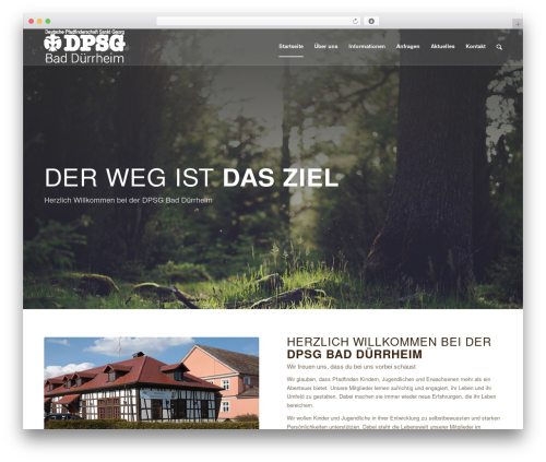 DPSG Theme top WordPress theme - pfadfinder-bad-duerrheim.de