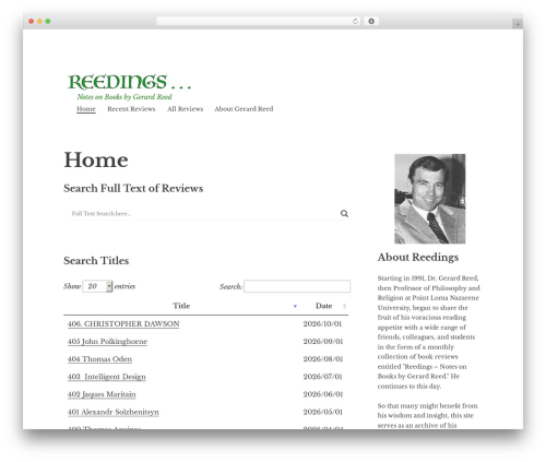 Posts Table with Search & Sort (posts-data-table) free WordPress plugin - reedings.com Posts Table with Search & Sort (posts-data-table) free WordPress plugin - reedings.com
