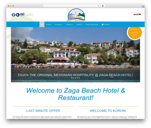 Multitheme WordPress restaurant theme - koroni.net