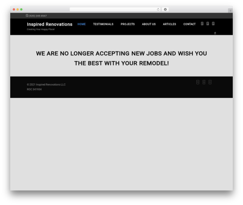 Optimizer PRO top WordPress theme - inspiredrenovationsaz.com