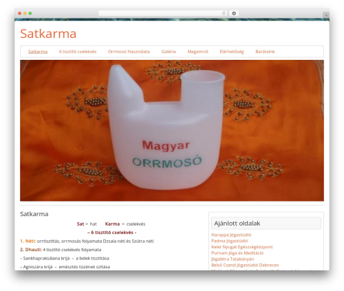 Shipyard WordPress theme - satkarma.hu