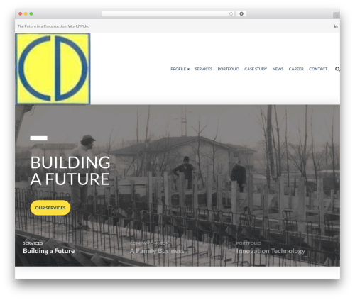 TheBuilt WordPress theme - costruzionidondi.com