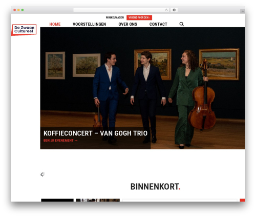 Total WordPress theme - dezwaancultureel.nl